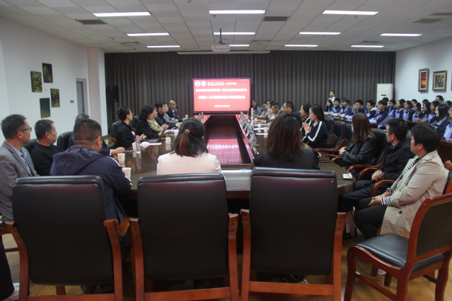 徐州开放大学经贸学院师生来公司...